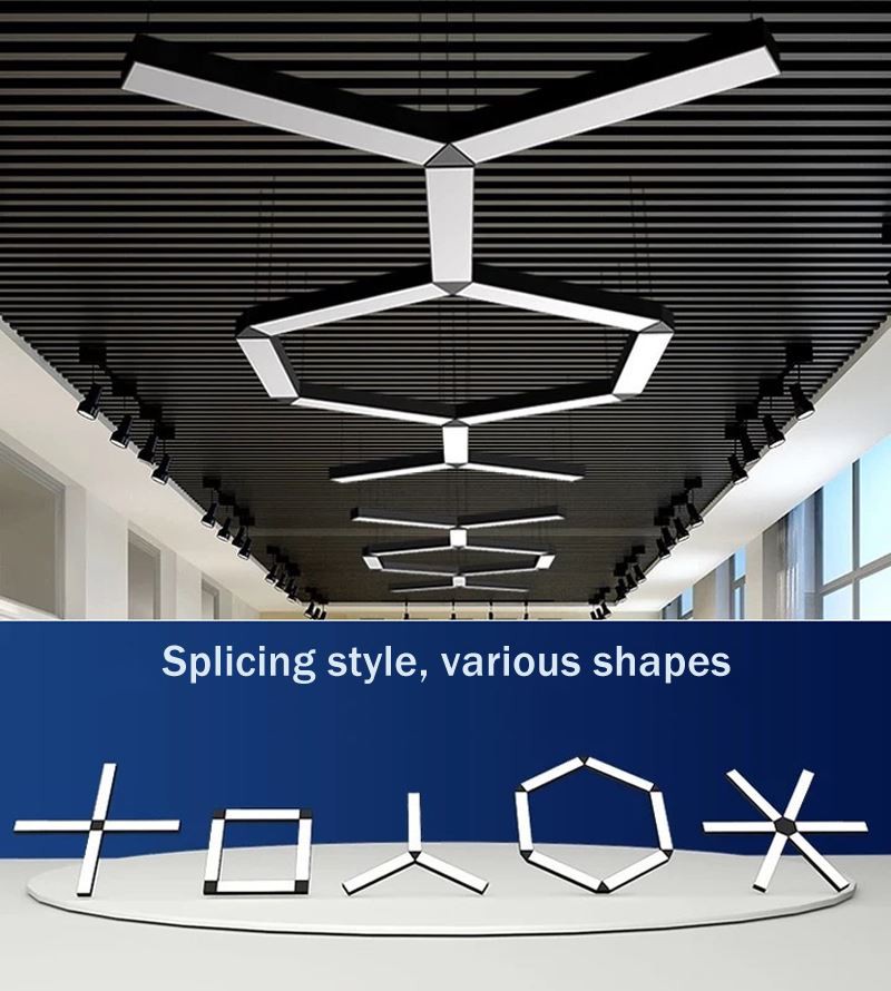 luminária suspensa linear LED